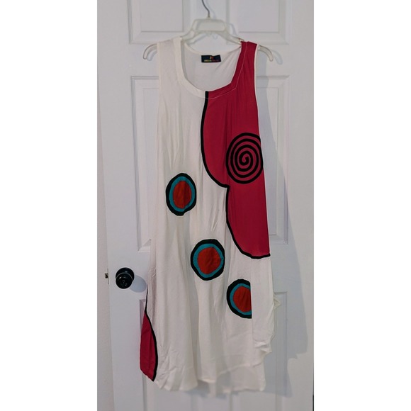 Junglee Billee Sleeveless Dress Abstract Print‎ Casual Free Size M/L/XL - Picture 1 of 9